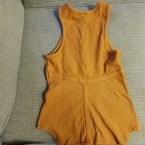 NEW nwot Free People Head Start ribbed structured tank top tan desert sand boned - Picture 5 of 6